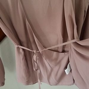 Forever 21 Tops - Forever21 SMALL surplus style mauve blouse Forever 21 Tops - Forever21 SMALL surplus style mauve blouse